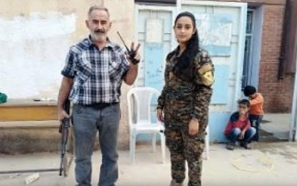 Suriyada Türkiyəyə qarşı döyüşən terrorçu erməni ata və qızı... - ONLARI TANIYN!..