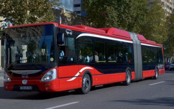 Bakıda ilk elektrik mühərrikli avtobus xəttə buraxılıb