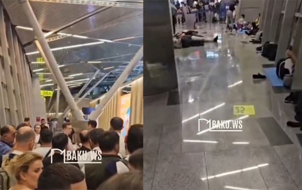 Moskvadan Gəncəyə gələnlər aeroportda qaldı - "Moskva buraxmır"